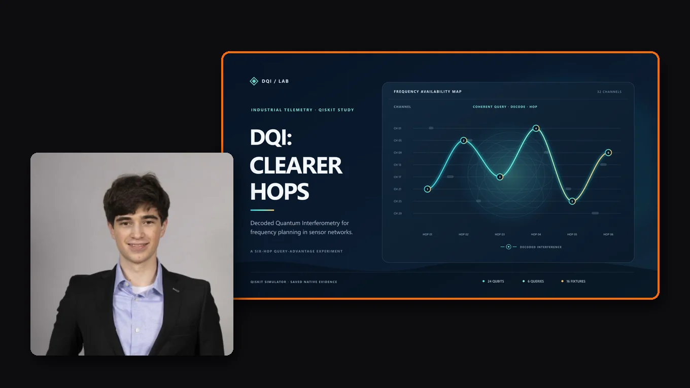 Ethan Feldman, with a screenshot of DQI: Clearer Hops
